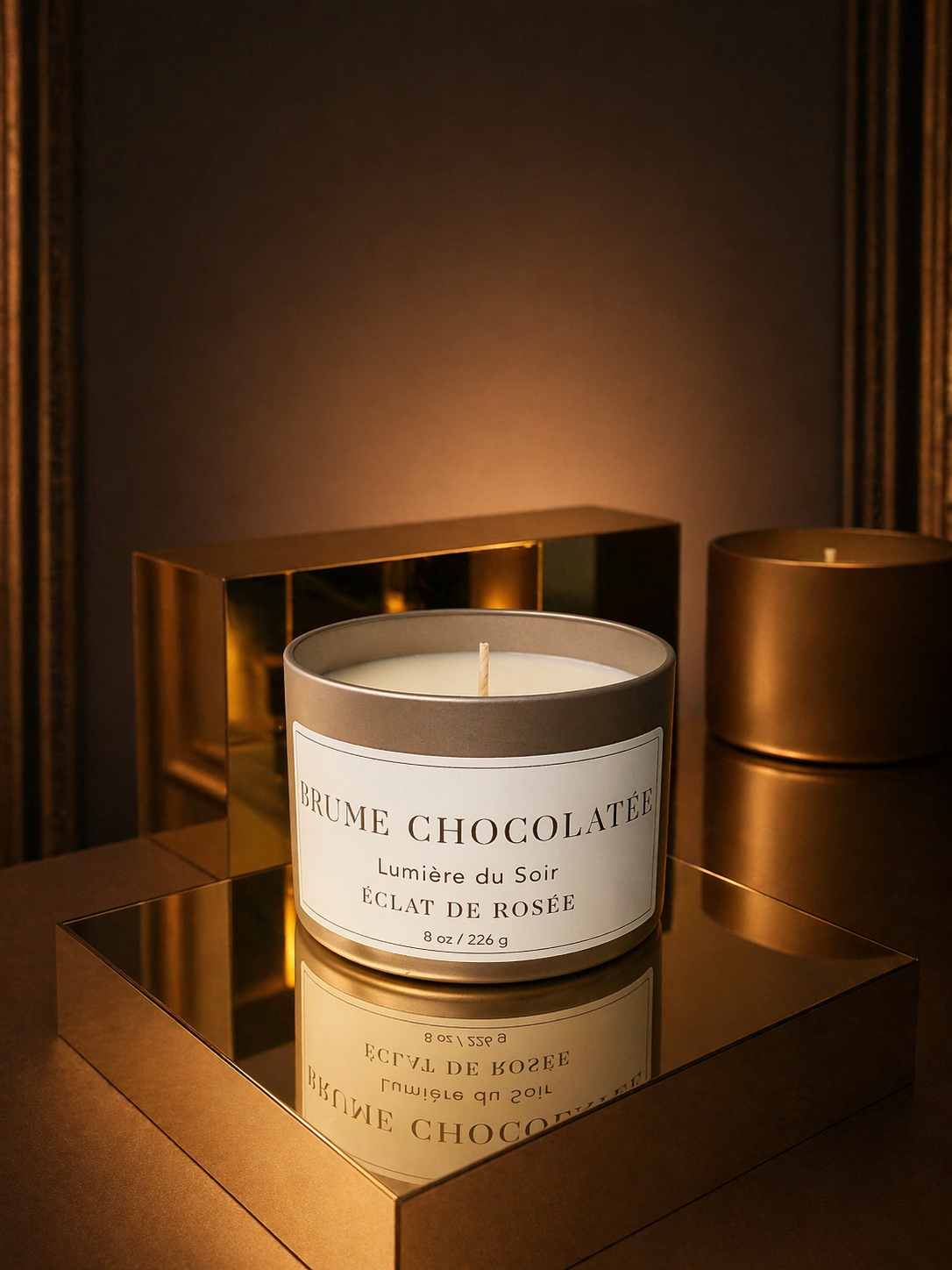 BRUME CHOCOLATÉE 8 oz Natural Soy Wax Candle