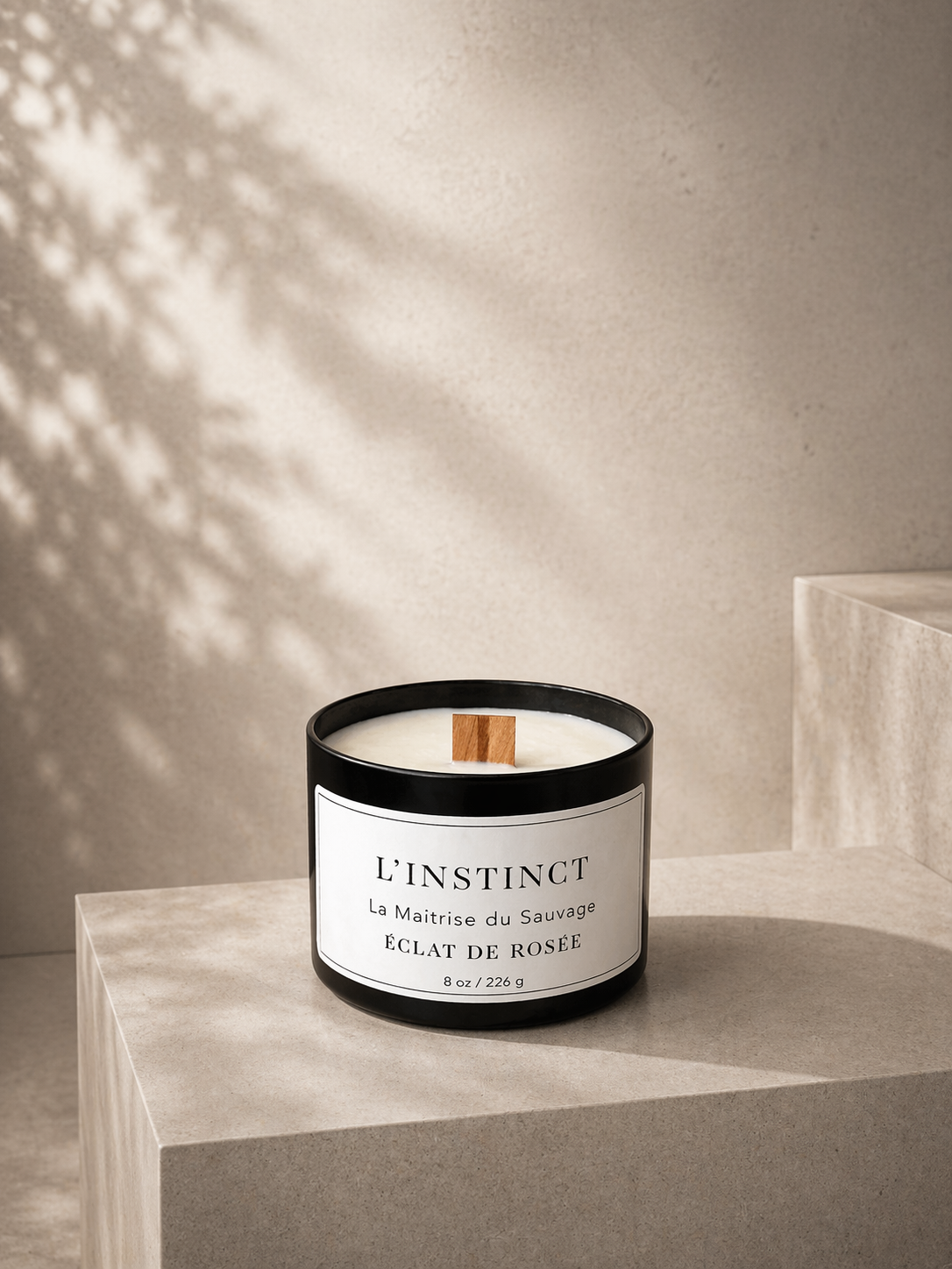 L’INSTINCT 8 oz Natural Soy Wax Candle