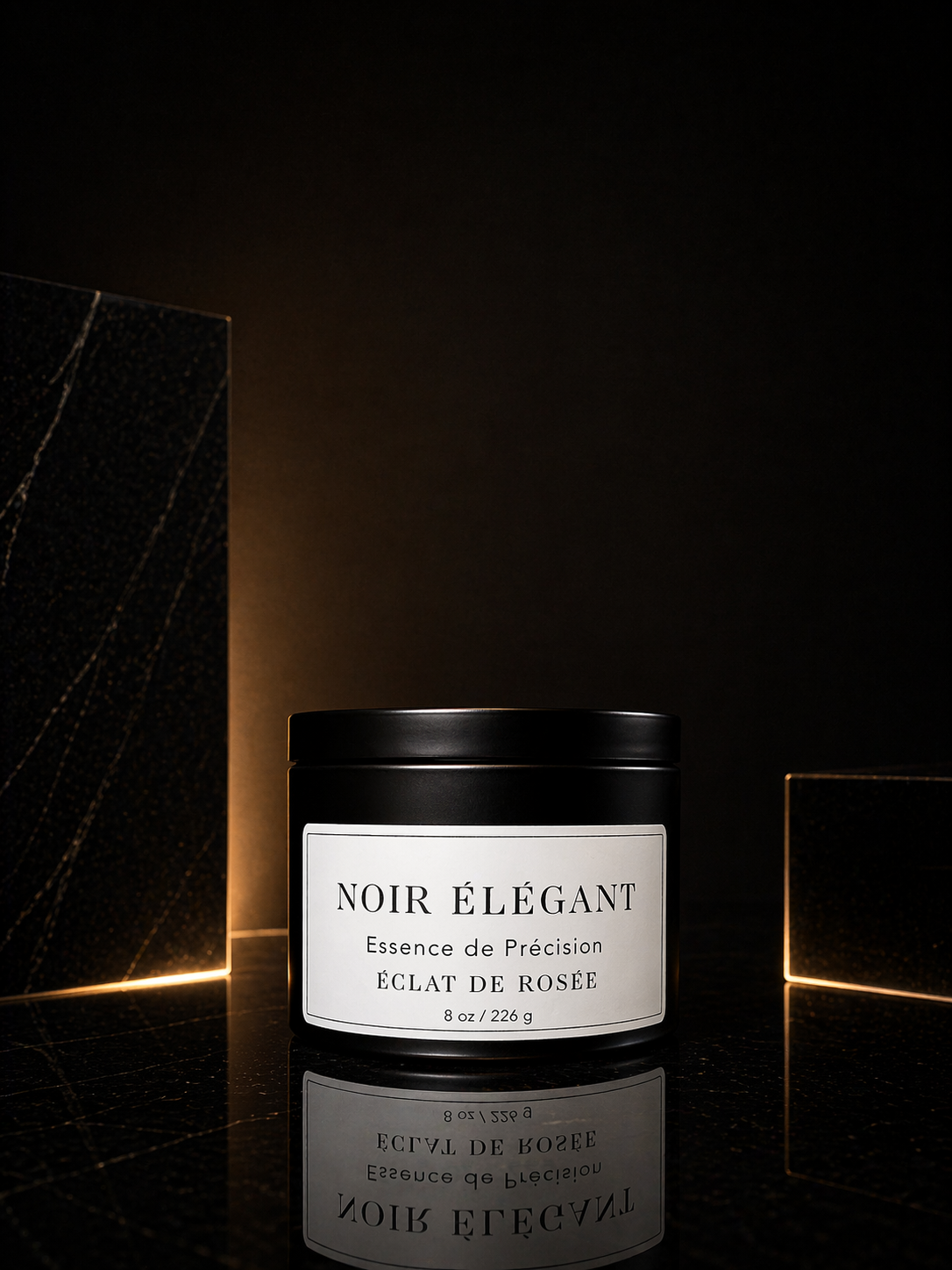 NOIR ÉLÉGANT 8 oz Natural Soy Wax Candle