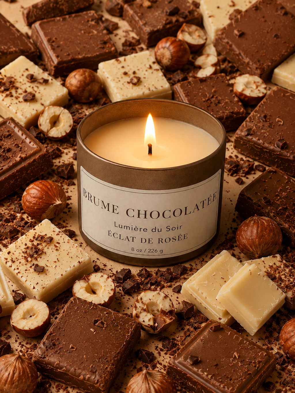 BRUME CHOCOLATÉE Luxury Perfumed Soy Candle